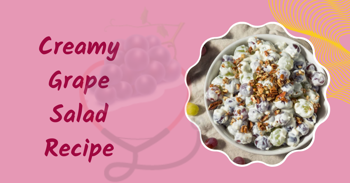 Image showing the Creamy grape salad Recipe