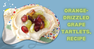 Image of Orange Drizzled Grape Tartlets Recipe