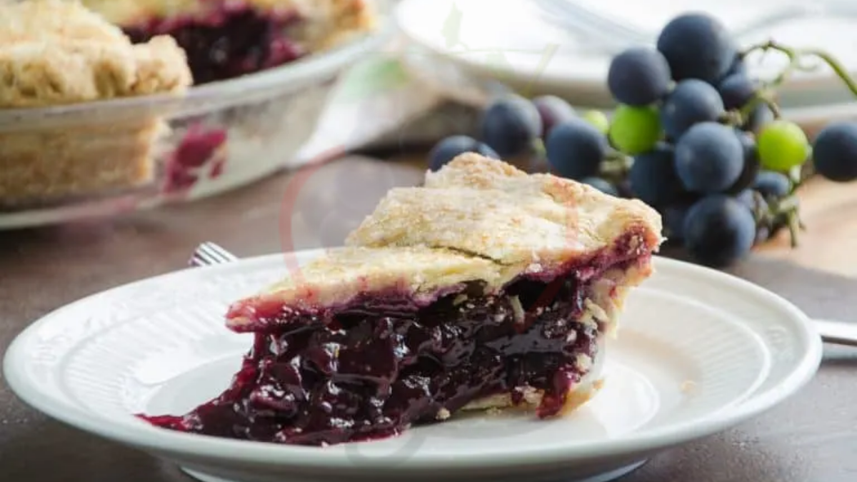 Image showing the Concord Grape Pie