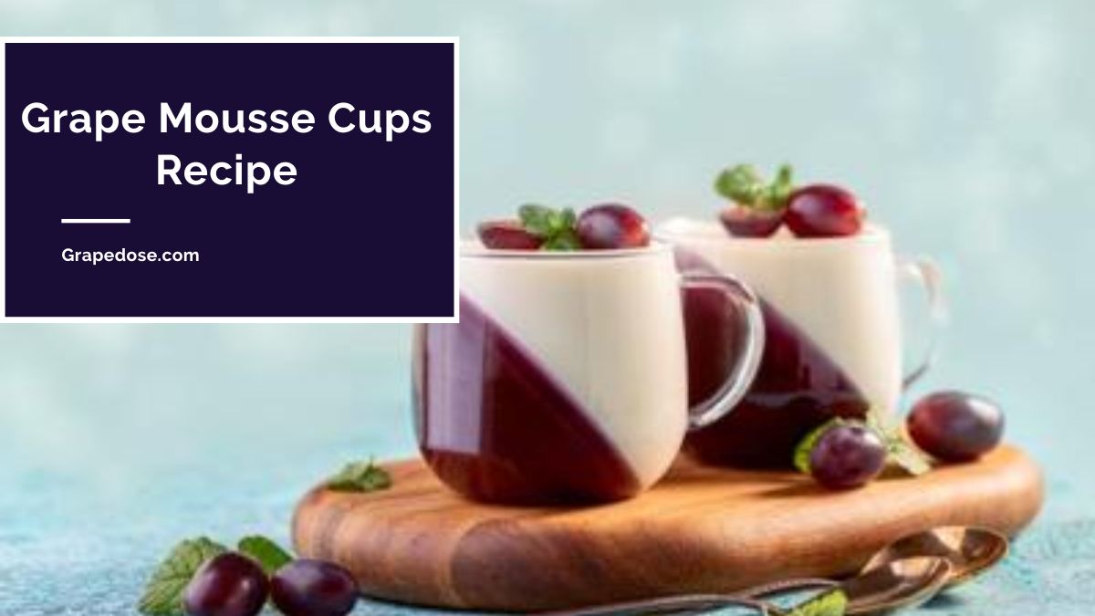 Image showing Grape Mousse Cups Recipe
