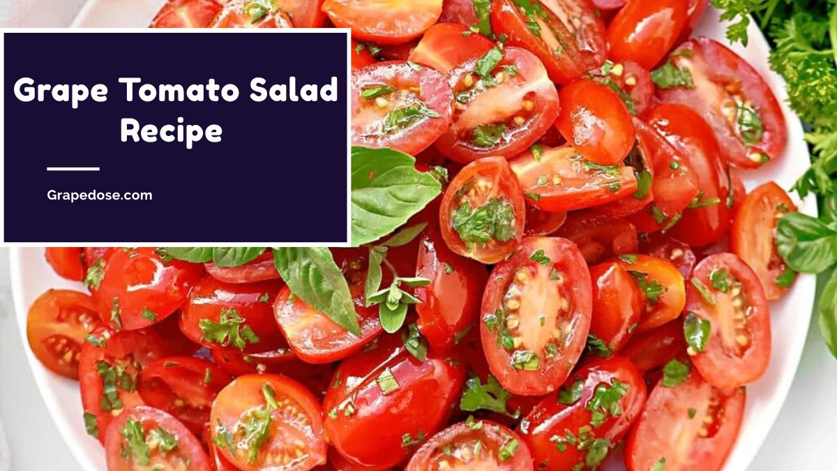 Image showing Grape Tomato Salad Recipe