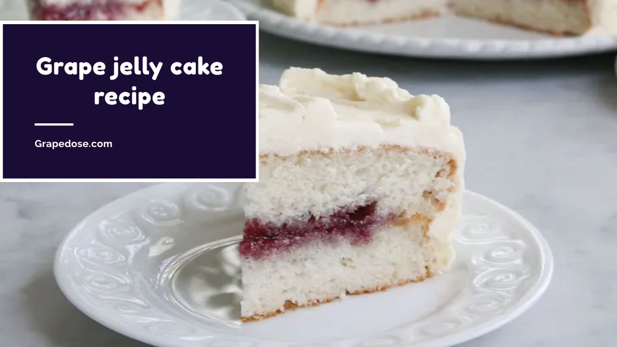 Image showing Grape jelly cake recipe