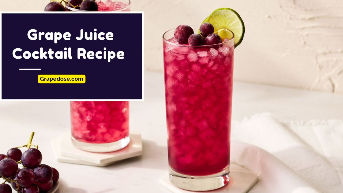 Image showing Grape Juice Cocktail Recipe