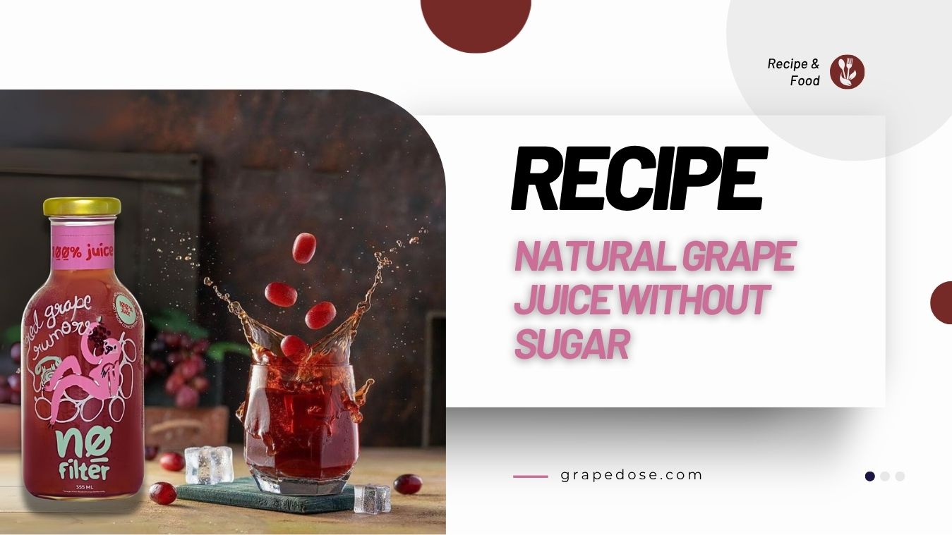 Image Showing Natural Grape Juice Without Sugar