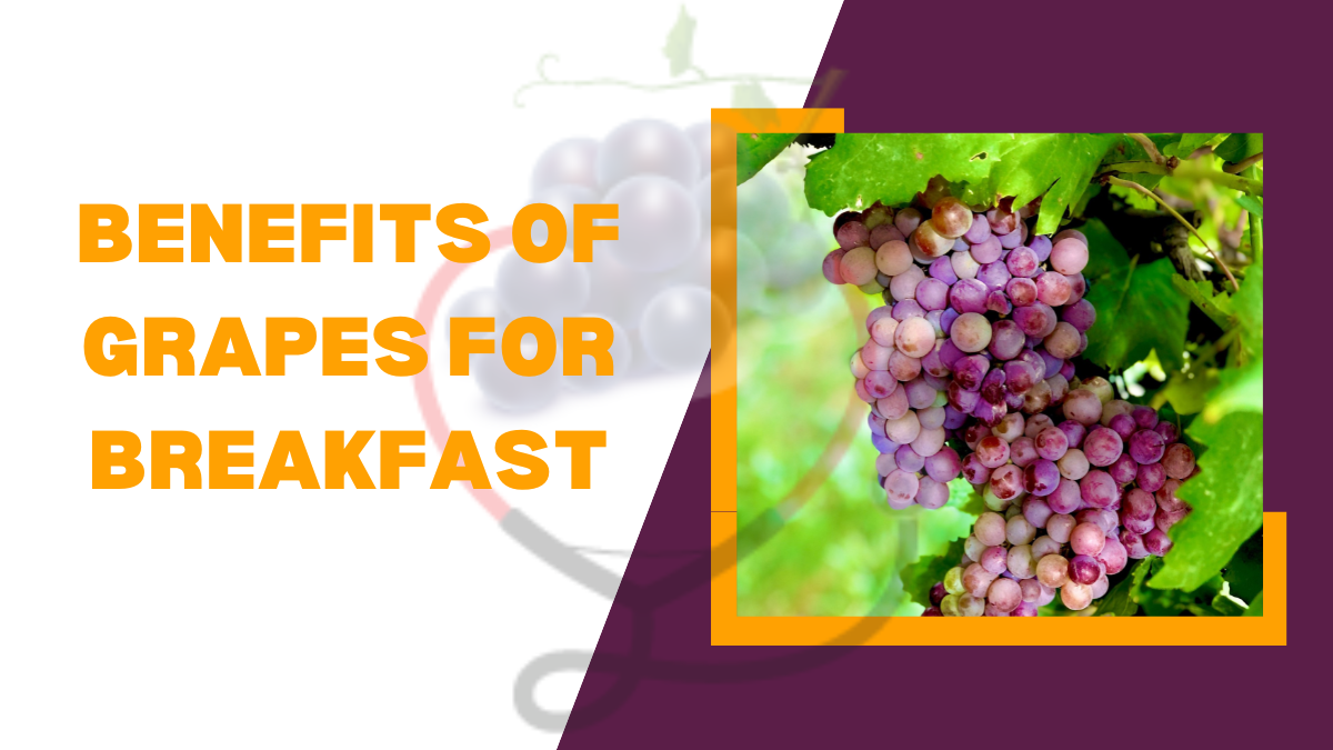 Image showing the benefits of grapes for breakfast