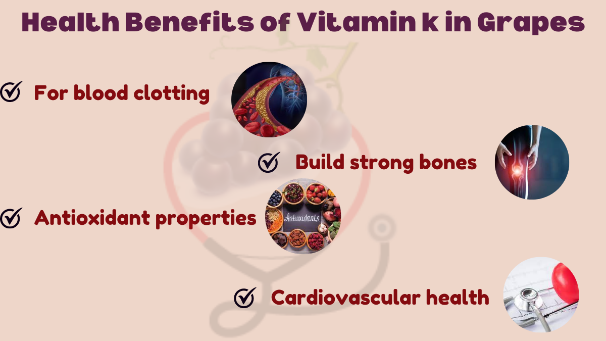 Image showing the Benefits of Vitamin K in Grapes