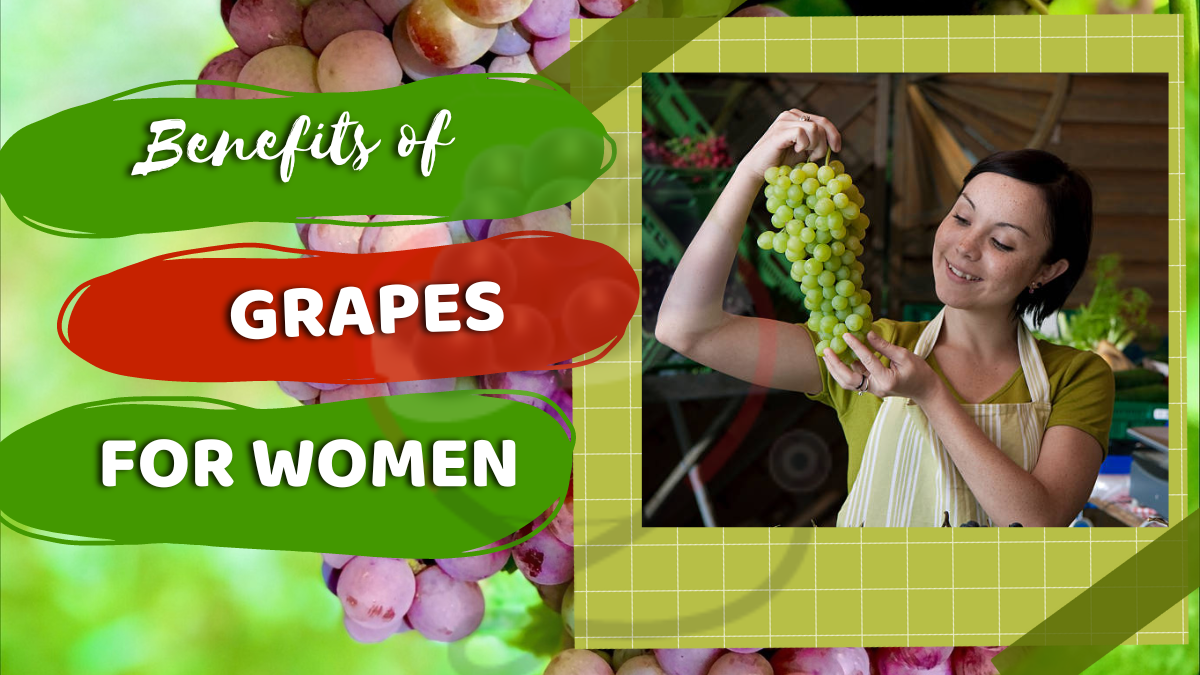 Image showing the Benefits of Grapes for Women
