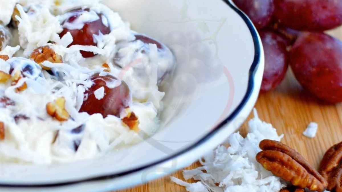 Image showing the Grape and Coconut Salad