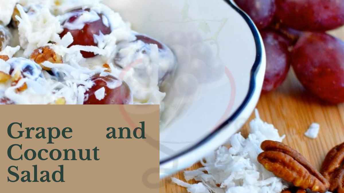 Image showing the Grape and Coconut Salad Recipe