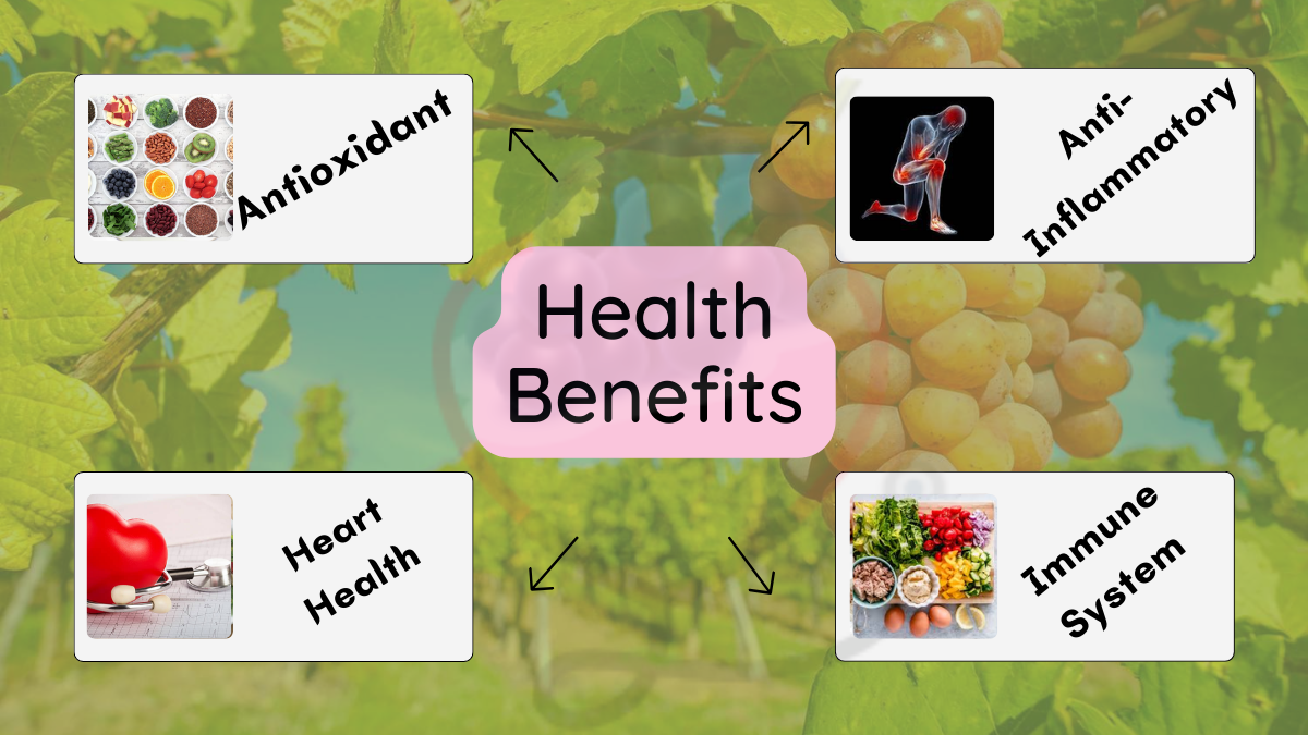 Image showing the Health Benefits of Gewürztraminer Grapes