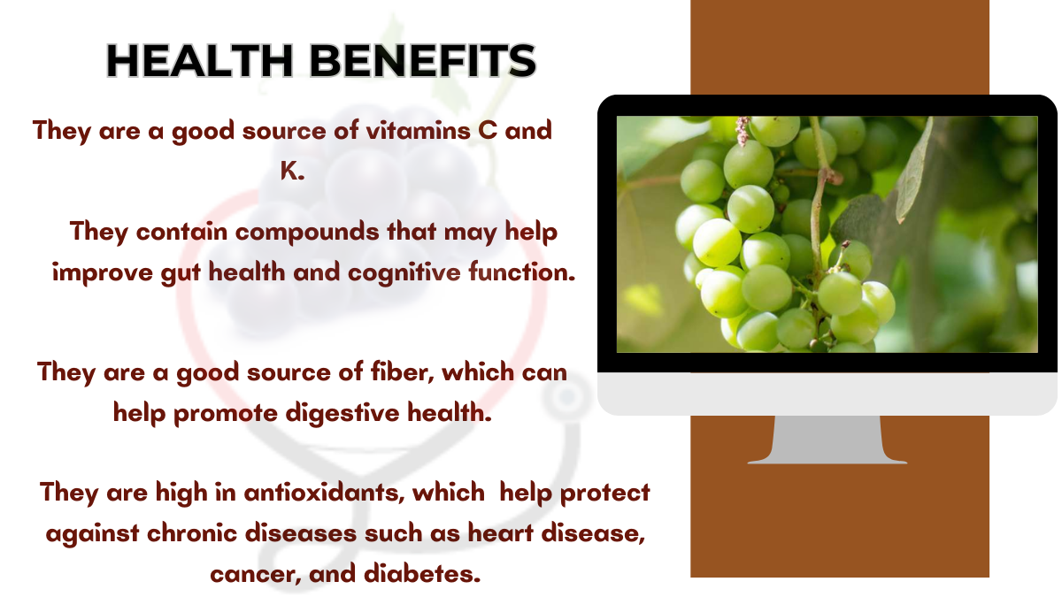 Image showing the Health Benefits of Centennial Grapes