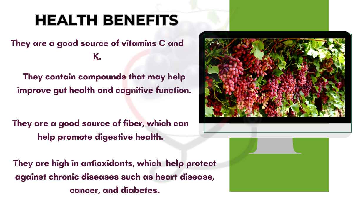 Image showing the Health Benefits of Crimson Grapes