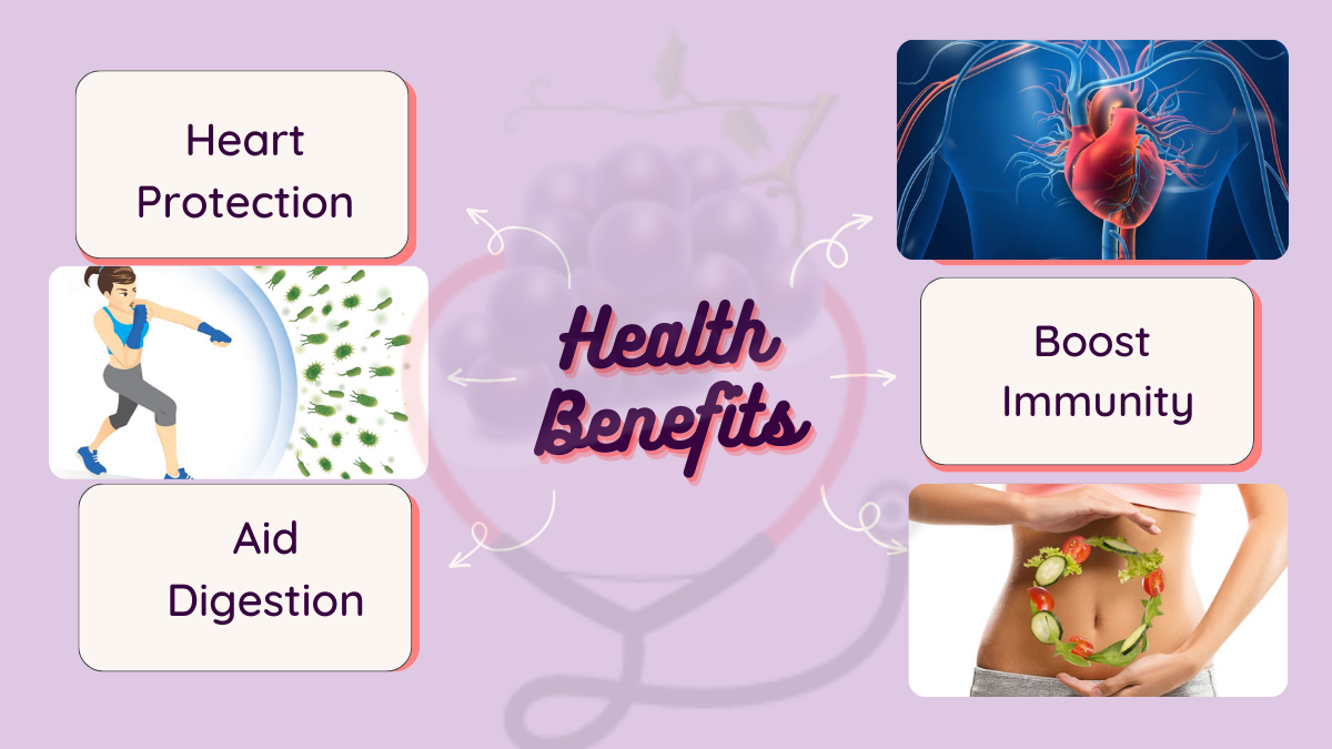 Image showing the Health Benefits of carnival grapes