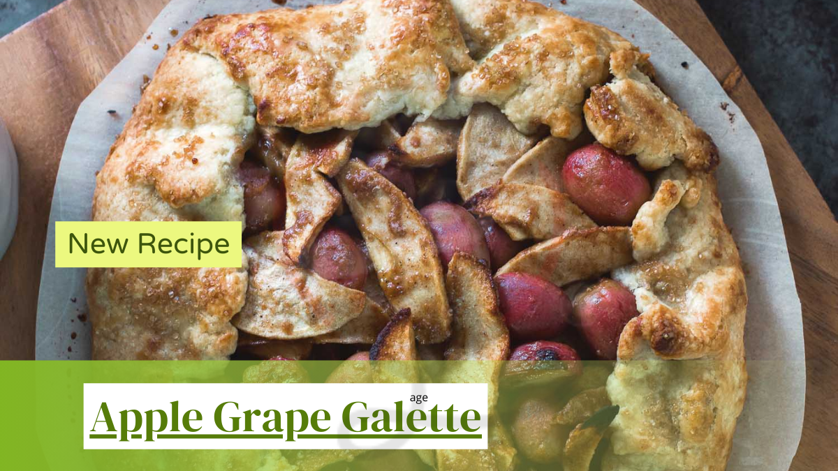 Image showing the Apple Grape Galette recipe