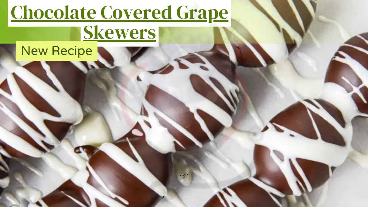 Image showing the Chocolate Covered Grape Skewers Recipe