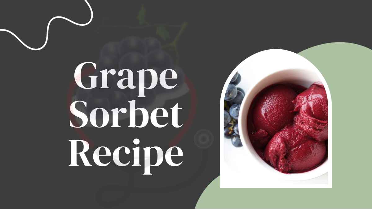Image showing the Grape Sorbet Recipe