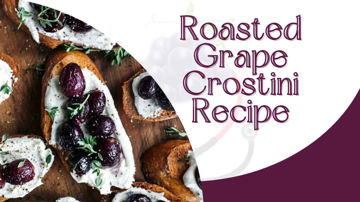 Image showing the Roasted Grape crostini Recipe