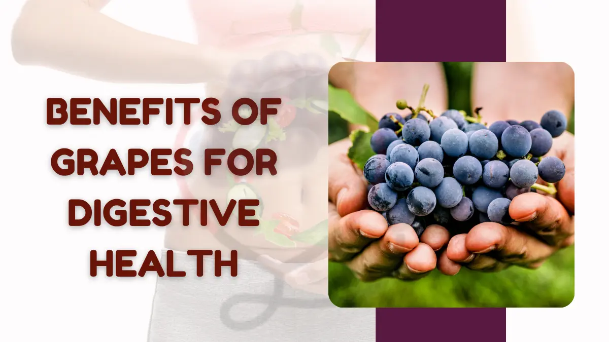 Image showing health Benefits of grapes for Digestive Health
