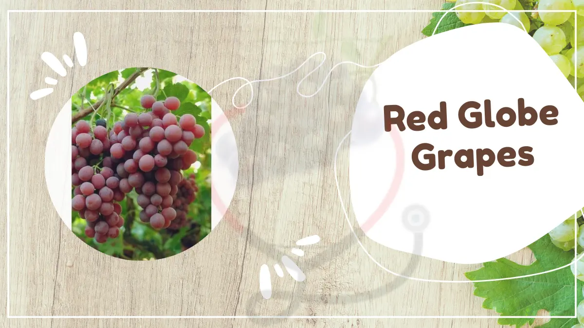 Image showing Red globe Grapes
