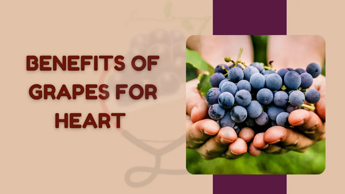 Image showing health benefits of grapes for heart health