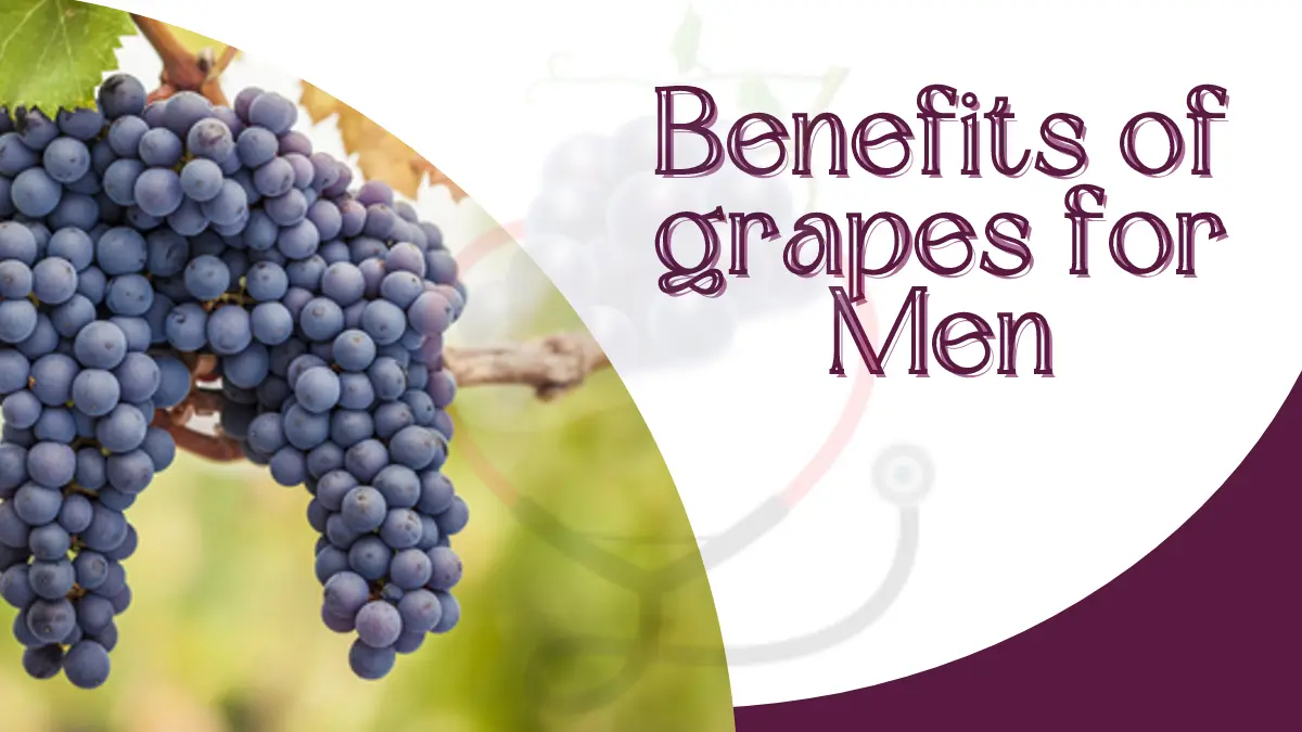 Image showing health Benefits of grapes for men