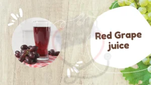 Image of red grapes juice