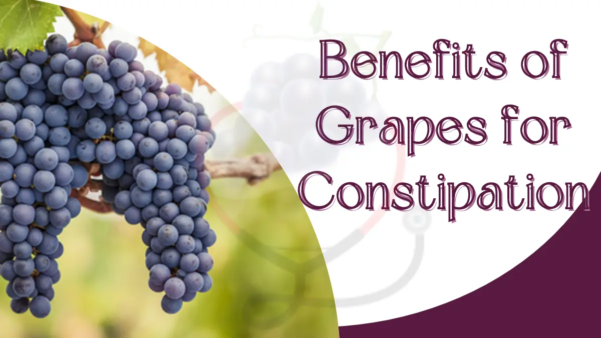 Image showing health Benefits of Grapes for Constipation